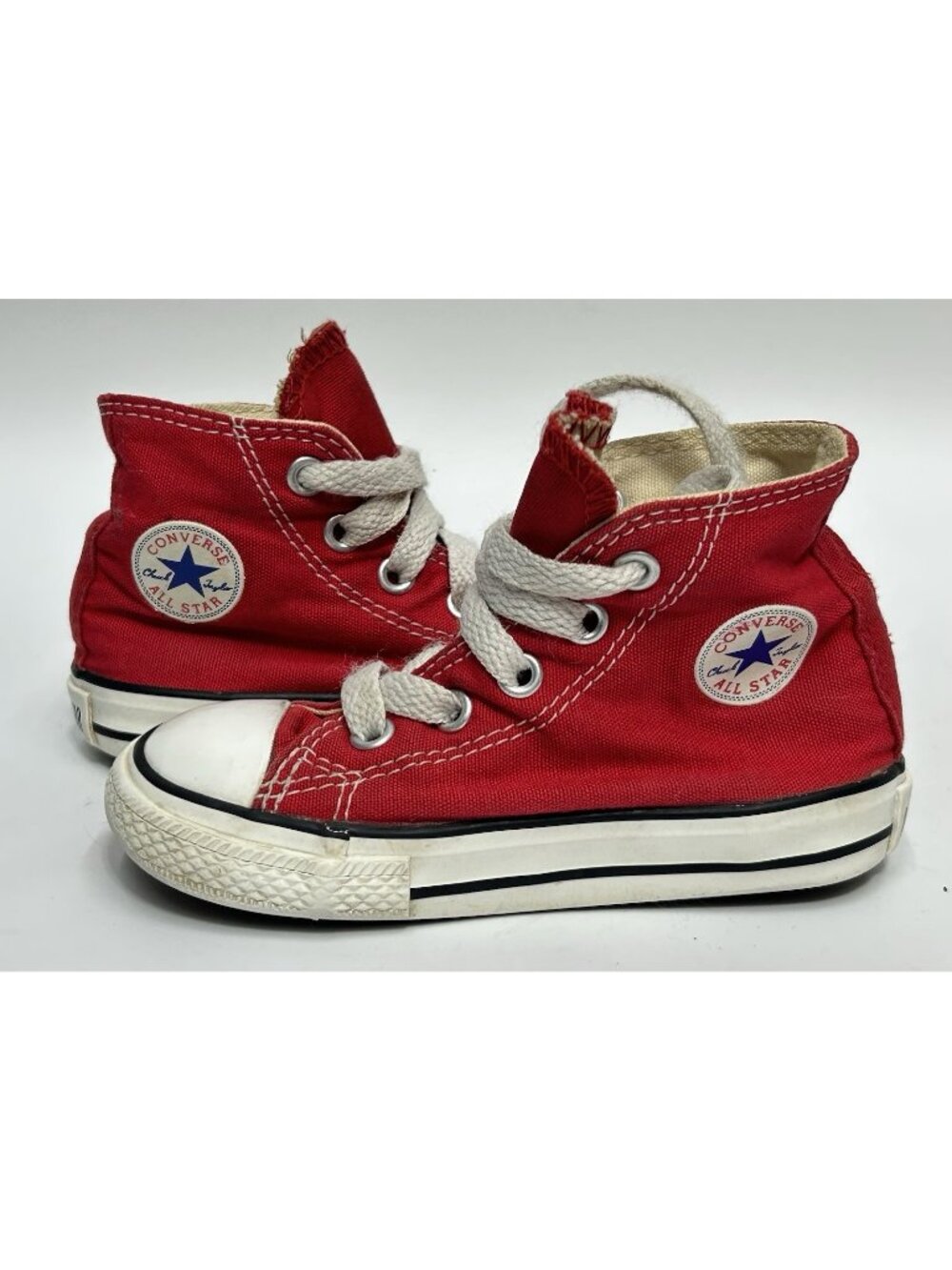 Converse Chuck Taylor All Star Toddler High Top Shoes Size 6 Red Lace Up
